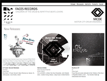Tablet Screenshot of facesrecords.com